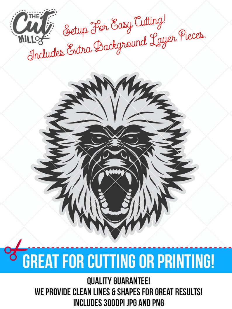 Monkey Svg Monkey Dxf Files Logo Svg Jpg Png Dxf Cutting - Etsy