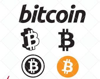 bitcoin svg bundle, bitcoin dxf, crypto svg, jpg, png, ai cutting files, clip art, printable, Silhouette Cameo