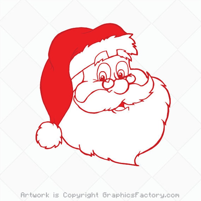 Download Christmas Santa SVG Cutting File Santa SVG Cut table ...