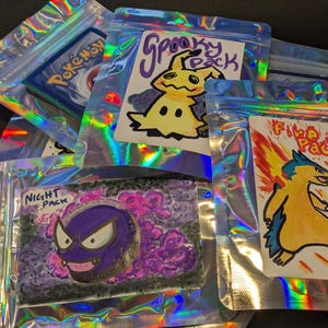 Themaboosterpakketten met beperkte release Pokemon TCG 25 kaarten plus origineel handgetekend label