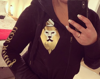 DESI SWAG Limited Edition Lion Hoody PERSONALISED