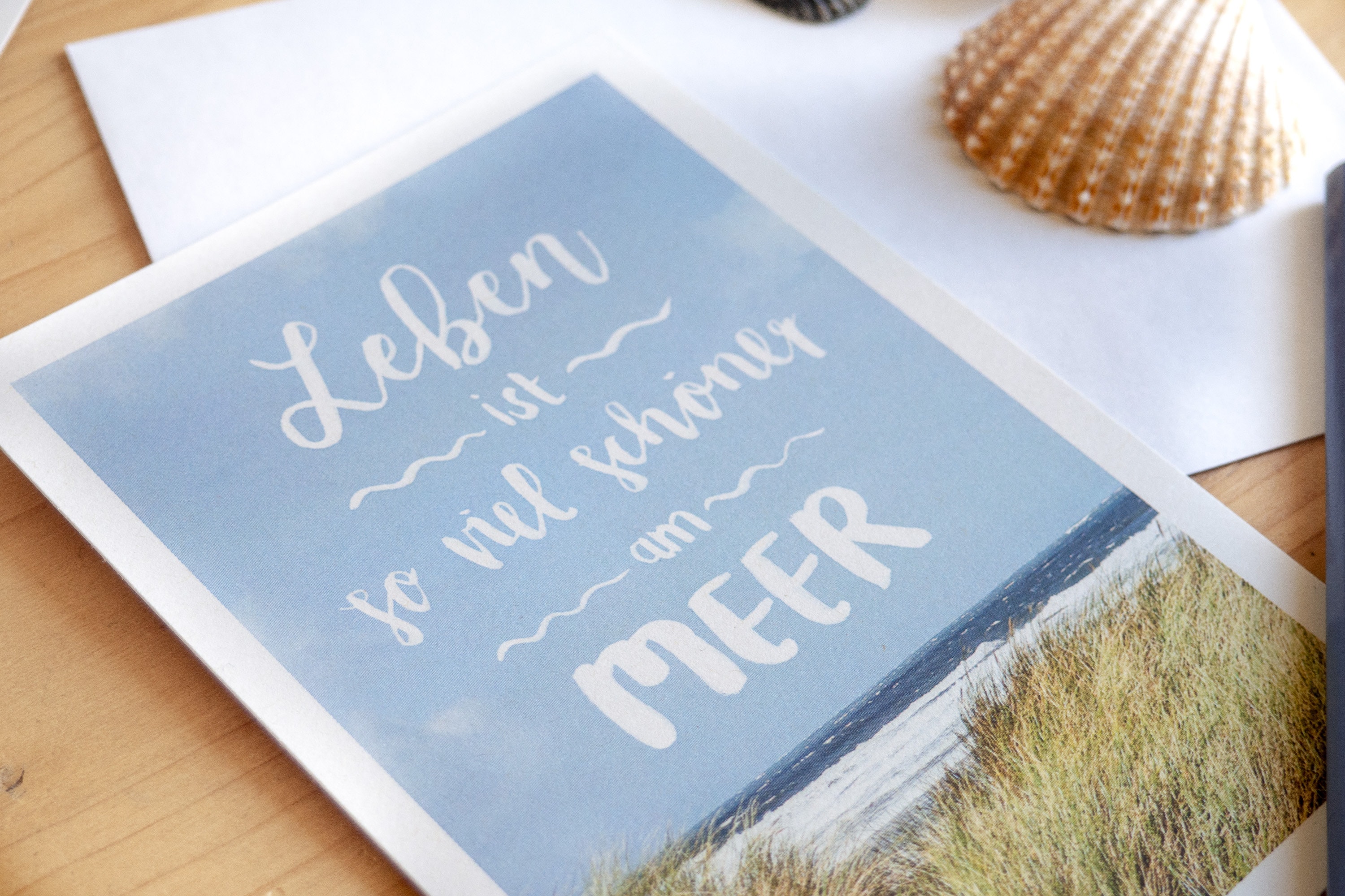Reiselust Postkarte Meer Handlettering Zitat Größe DIN A6 Etsy UK