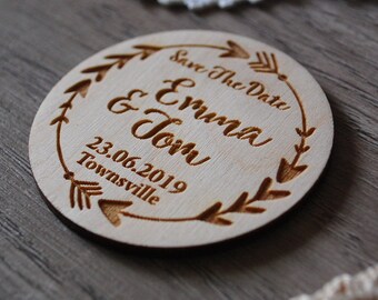 Wedding Favor Magnet Etsy