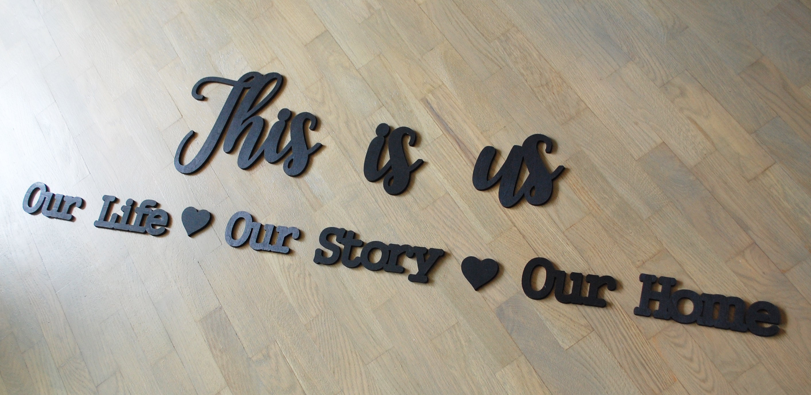THIS IS US Wooden Sign for Wall Decor Cut Out Etsy