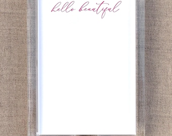 Acrylic Note Holder, Elegant Desk Decor