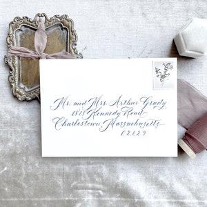 Custom Envelope Calligraphy Mixed Script. Elegant Hand Lettering, Guest Addressing, Personalized Wedding Stationery
