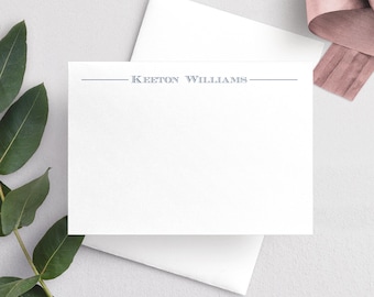 Personalized Stationery Set | Custom Flat Notecards | Personalized Note Cards