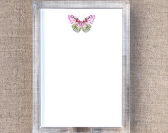 Butterfly Notes in Acrylic Note Holder