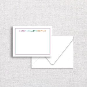 Tennis Notecards