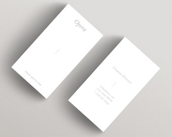 maison minimalist business card template business card etsy