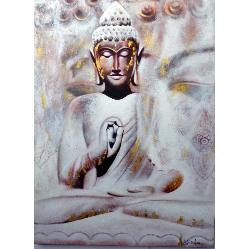 Quadro buddha su tela-Buddha Poster e Stampe-Buddha Stampa su tela-Immagine  di Buddha in Oro E Nero-Fiore di loto Quadri Astratti Moderni Religione  Decorazione da Parete30x50cm 12x20Cornice nera : : Casa e cucina