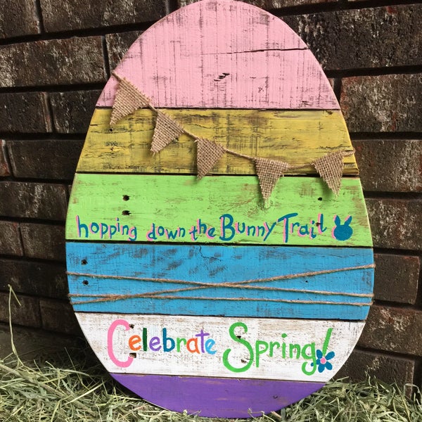 Pallet Easter Eggs Etsy