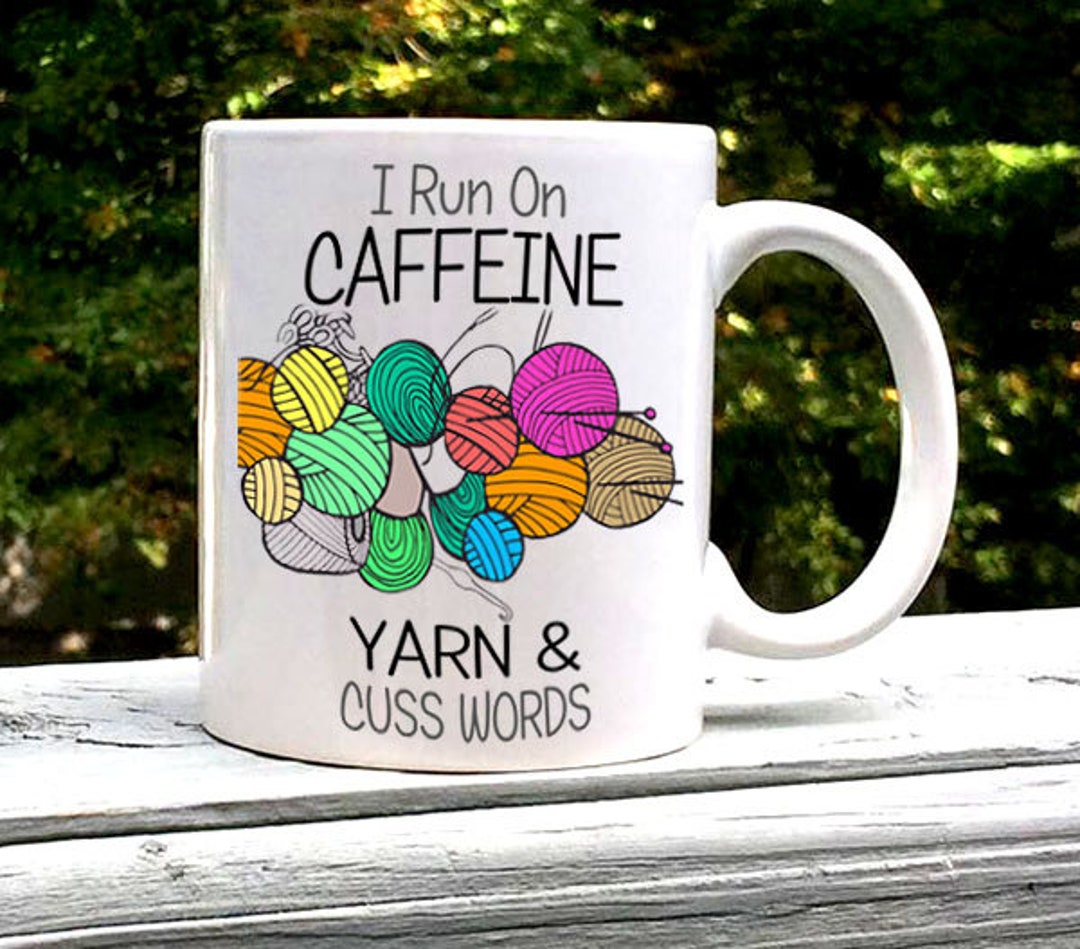 Personalized Gifts for Knitters, Funny Gifts for Crocheters, Yarn