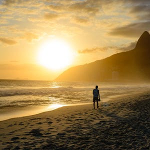 Ipanema Beach Sunset | Rio de Janeiro - Photo Print