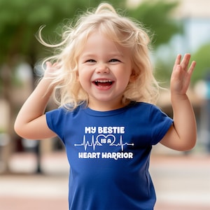 my bestie is a heart warrior tshirt | chd bestie tshirt | CHD tshirts | heart warrior bestie tshirt | chd awareness tshirt