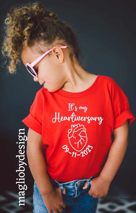 It's My Heartiversary Tshirt | CHD Tshirts| Heart
