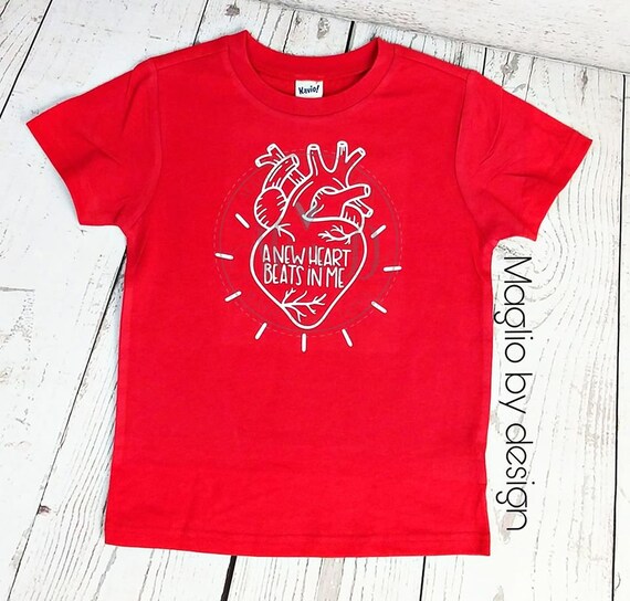 Heart Transplant Shirt | A New Heart Beats In Me, CHD Awareness