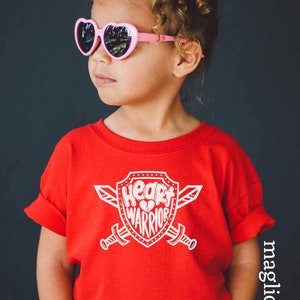 Camiseta de guerrero del corazón / Camiseta de escudo de guerrero del corazón / Camisetas de concientización sobre CHD / Camisas de CHD