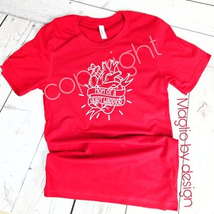 Mom of a heart warrior | chd awareness shirt| hand drawn design| heart warrior| chd