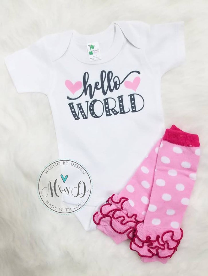hello world onesie newborn