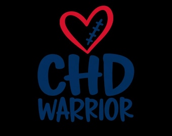 Heart Disease Awareness SVG Cut File | CHD Warrior Design (Commercial Use)
