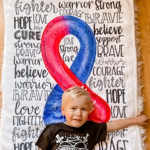 CHD blanket | CHD soft blanket | Heart warrior blanket | Heart warrior personalized blanket
