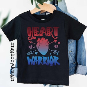 Camiseta de guerrero del corazón / camiseta de concientización sobre CHD / camisas de CHD / camisas de guerrero del corazón / CHD