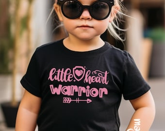 Koszulka Little Heart Warrior | Koszulka CHD na rzecz świadomości | Koszulki CHD | Koszulki Little Warrior
