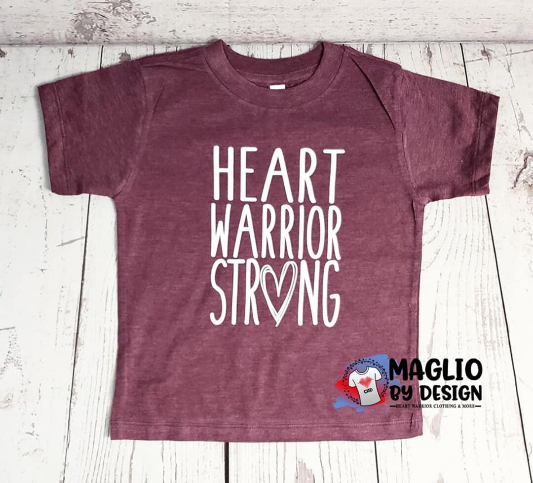 Heart Warrior Strong CHD Awareness CHD Shirt CHD - Etsy