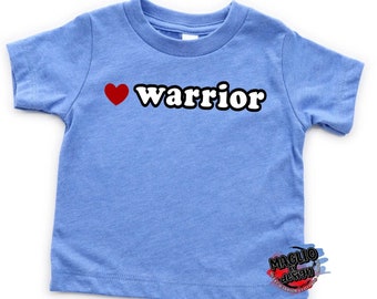 Koszulka dla niemowląt Heart Warrior | Świadomość choroby niedokrwiennej serca