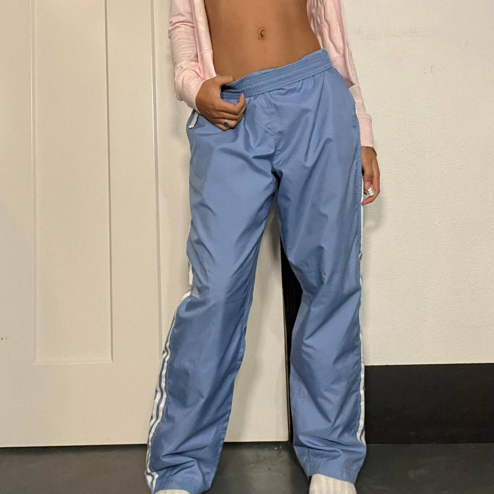 Vintage 2000s Adidas Baby Blue Sweatpants XSM Etsy