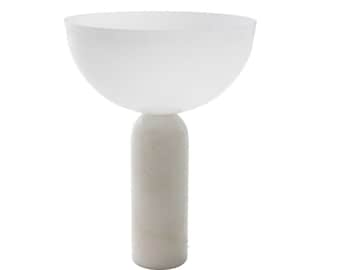 Travertine Base Lamp