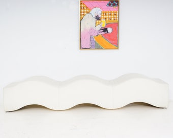 Wave Bench by Laurinda Spear, 1990s