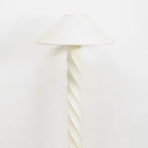 Lacquered Twist Floor Lamp, 1980s