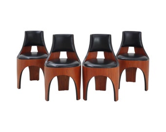 Set of 4 Cylindra Chairs by Henry P. Glass, 1966