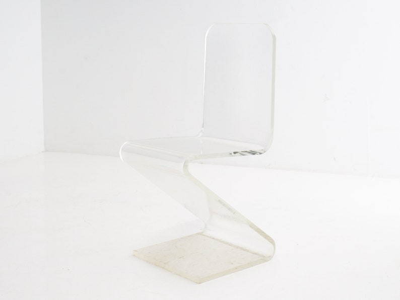 Lucite "Z" Chair, 1970s