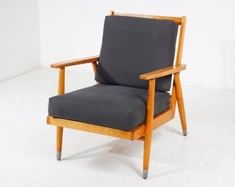 Mid-Century Modern Walnut Chair, 1960s