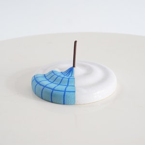 Blue Drop Incense Holder