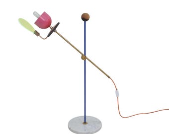 Memphis-Inspired Floor Lamp by Phillip Wells
