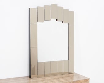 Art Deco Style Mirror, 1980s