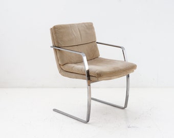 BRNO Style Chrome Cantilever Chair, 1970s