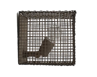 Industrial Caged Sconce