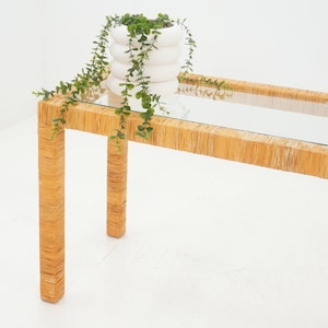 Rattan Console, 1970s