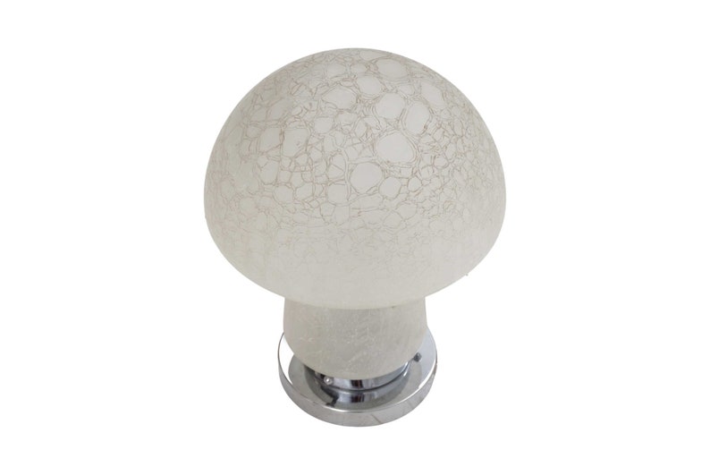 Glass Mushroom Table Lamp, 1970s