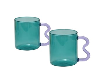 Pair of Teal Mugs