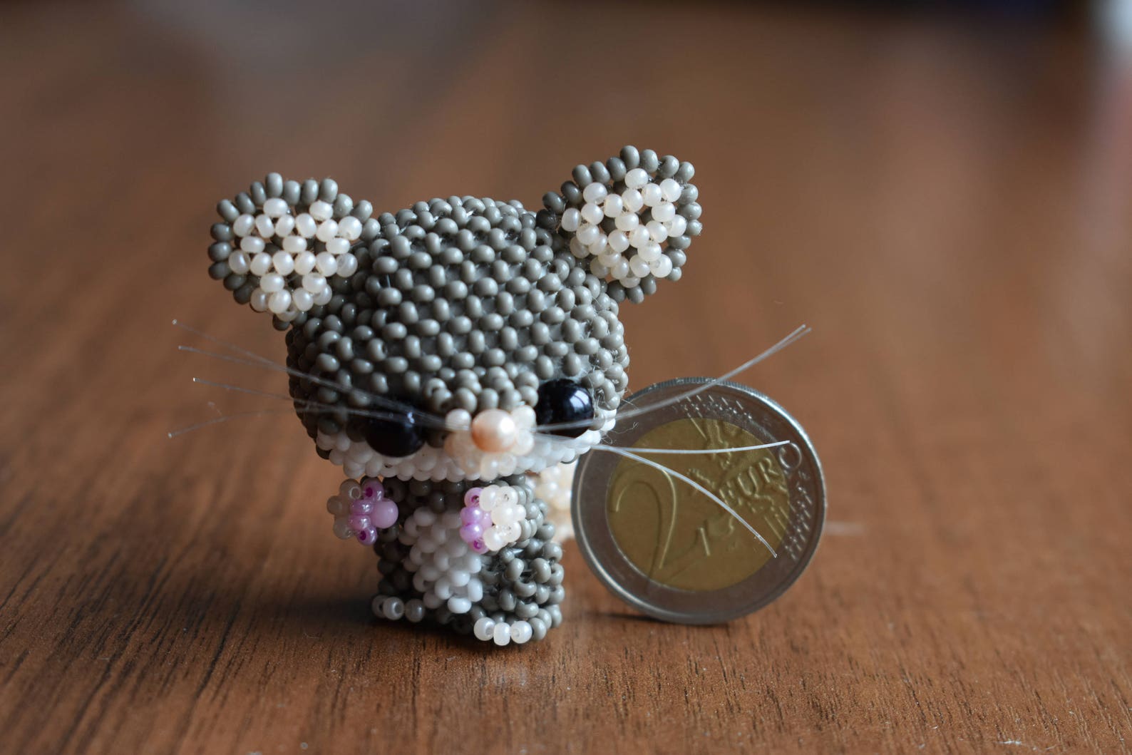 Bead tutorial doll Beaded animal Beaded keychain pattern Bead Etsy