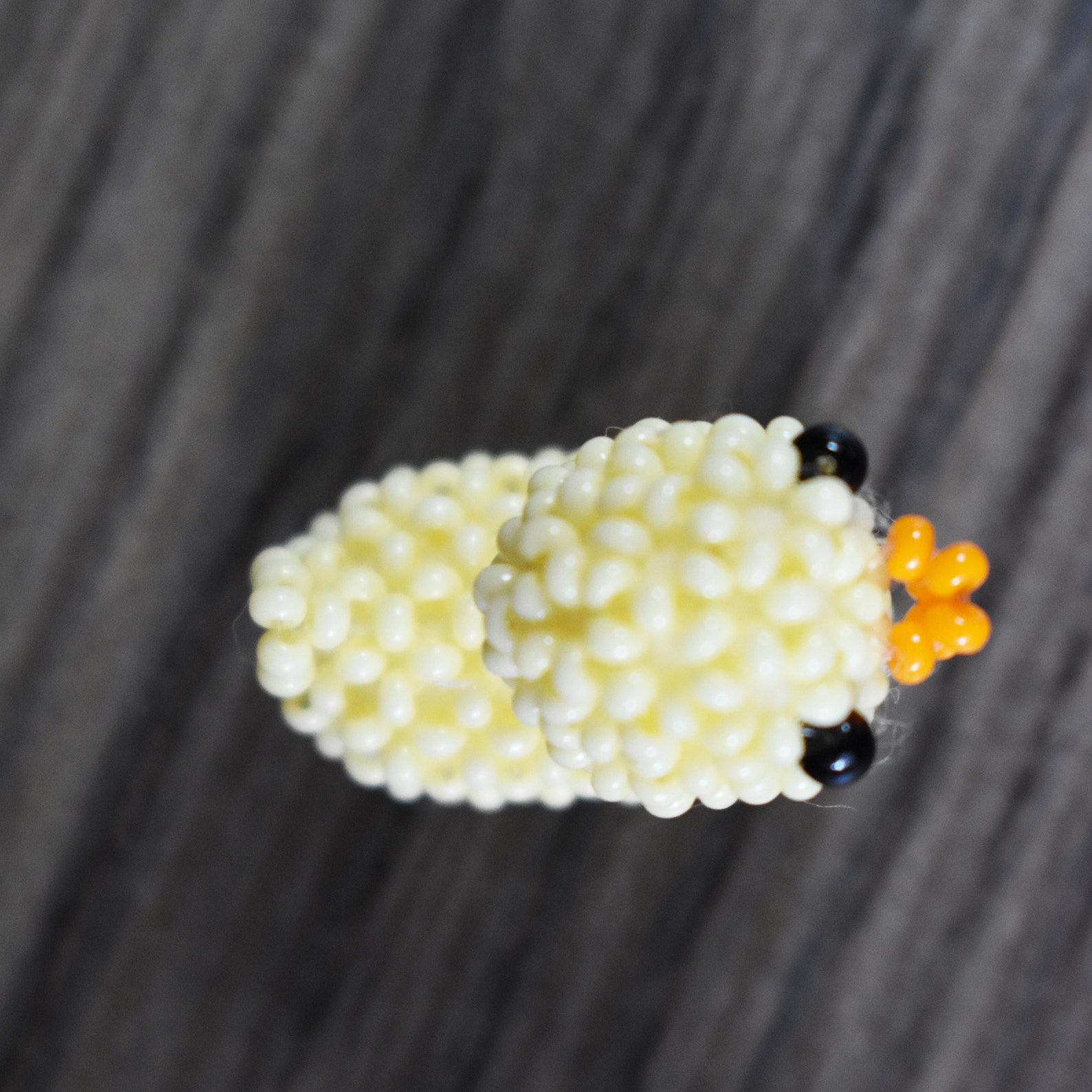 Beaded Duck Beaded Yellow Duck Beaded Toy Beaded Keychains Etsy