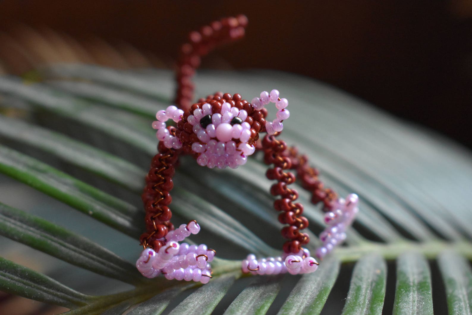 Bead monkey Beaded lanyards Monkey beads monkey doll Beaded Etsy