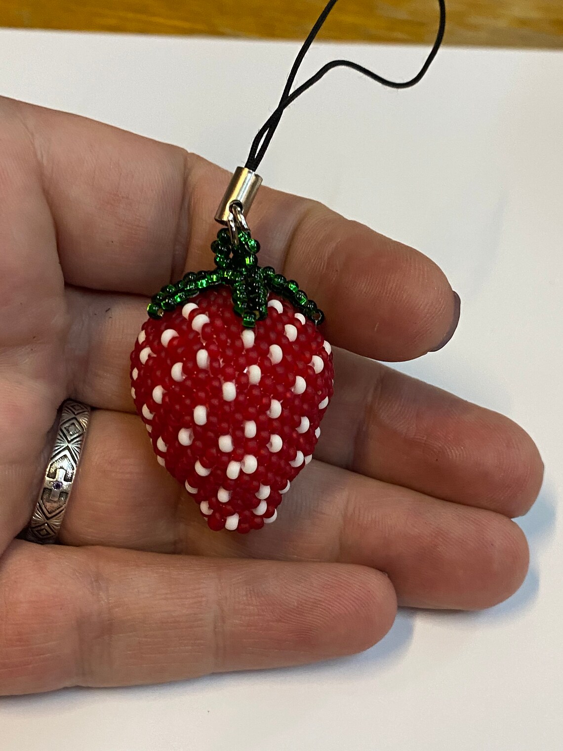 Strawberry decor. Strawberry keychain and toy. Red strawberry Etsy