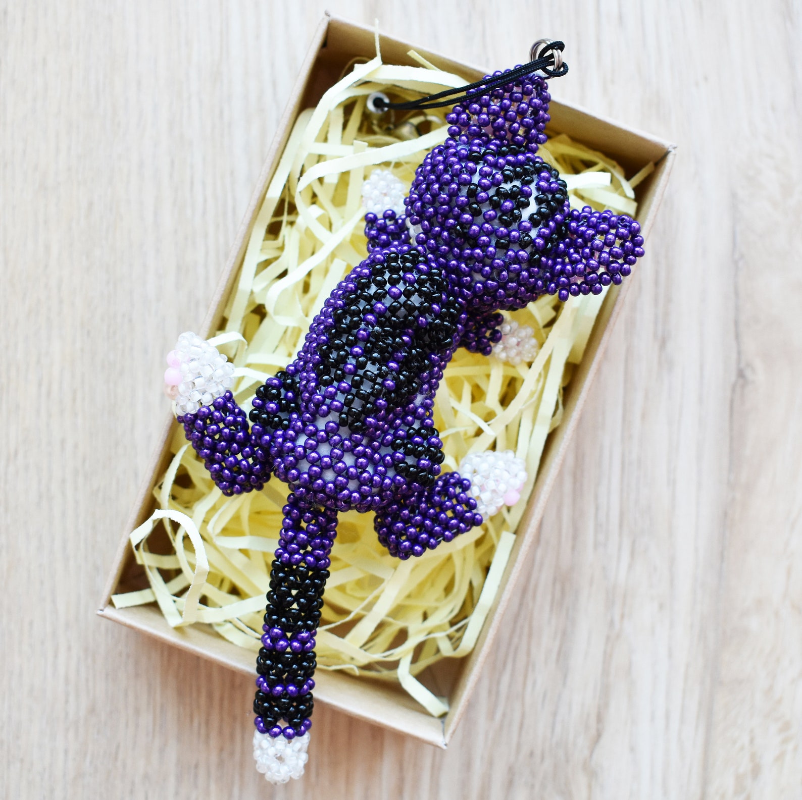 Custom cats 3d bead animals Beaded keychains Beaded cat Etsy